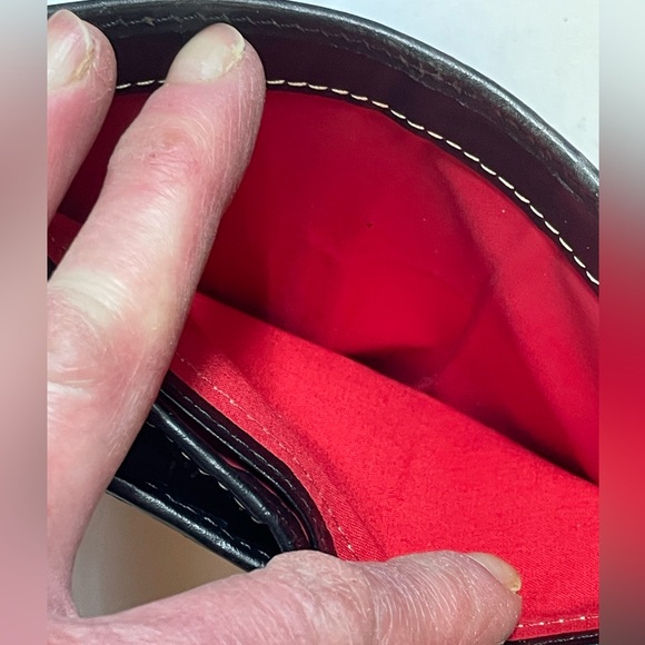 Dooney and Bourke black reptile wallet - Picture 10 of 12